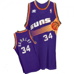 Maillot De Basket Phoenix Suns Charles Barkley 34 Engrener Violet